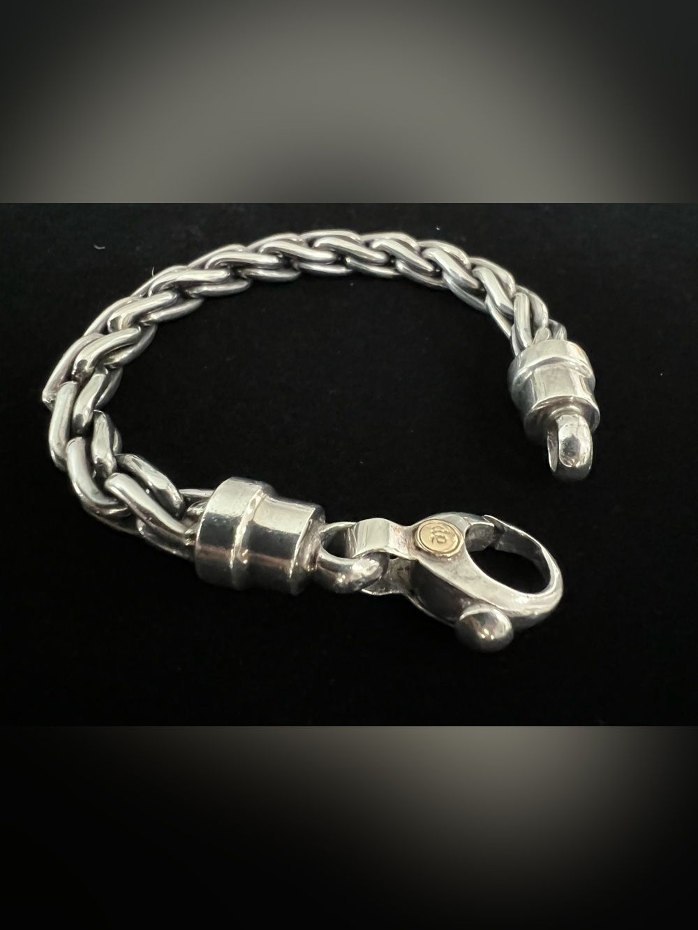 Rodney de Gruchy Wheat Style Chunky Sterling Silver 925 Women’s Bracelet